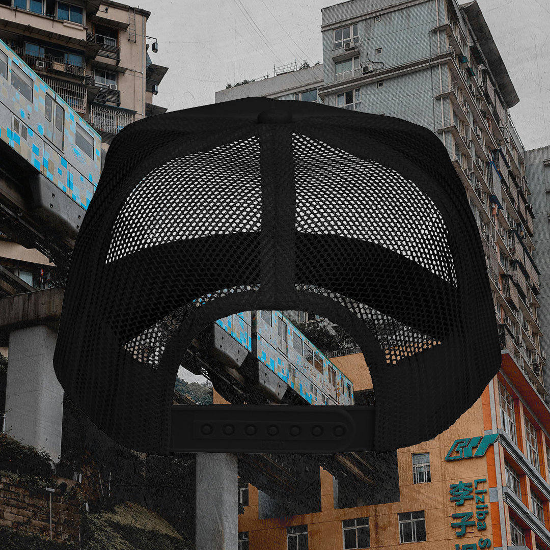 Hollow Bullets In Chinese Embroidered Trucker