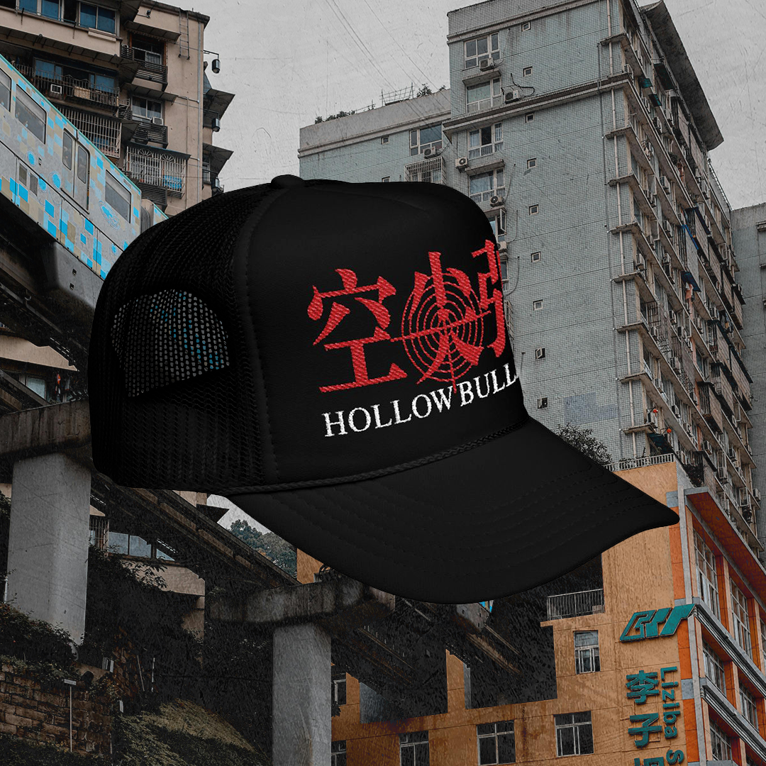 Hollow Bullets In Chinese Embroidered Trucker
